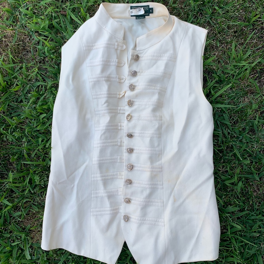 J. McLaughlin Vintage Buttoned Vest Jacket